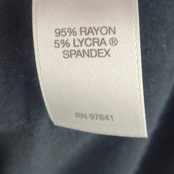 J Jill Wearever Collection Top Women Large Black Tunic Short Flowy Boat Neck - Picture 10 of 11